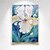 economico Quadri astratti-dipinto a mano grande dipinto astratto di fiori su tela dipinto texture blu dipinto floreale rosa navy arte da parete per la stanza arredamento per la casa per soggiorno senza cornice