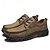 economico Slip-ons e mocassini da uomo-scarpe da trekking da uomo in similpelle in stile vintage con chiusura a lacci e suola robusta, comode e resistenti, perfette per le attività all&#039;aperto