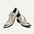 billiga Premium läder Loafers-herrskor i guldmetalliskt läder med ormskinnsmönster, fyrkantig tå och spänndetalj - perfekt för bröllop, fester och andra speciella evenemang