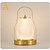 abordables Lampes de table-Lampe de table portable sans fil, lampe de chevet rechargeable par USB, lampes de table à intensité variable à 3 couleurs, lampes d&#039;extérieur étanches à LED pour jardin, terrasse, camping, bar (or)