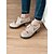cheap Women&#039;s Oxfords-Women&#039;s Cream Lace-Up Oxford Shoes with Cut-Out Design and Chunky Sole – Vintage Casual Footwear for Everyday Wear