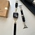 billige Apple Watch-bånd-Leather Link Kompatibel med Apple Watch-klokkereim 38mm 40mm 41mm 42mm 44mm 45mm 49mm Metalllås Justerbar PU-lær Erstatningsklokkerem til iwatch Ultra 2 Series 9 8 7 SE 6 5 4 3 2 1