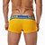 billige Komfortable herreunderbukser-Herre 1 stk Boksershorts Boxershorts Patchwork Nylon Åndbart Blød Bekvem Bogstaver Alm. taljede Sort Hvid