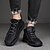 preiswerte Stiefeletten-lässige High-Top-Stiefel aus Kunstleder für Herren mit Nahtdetails, strapazierfähiger Sohle und Schnürdesign – perfekt für Outdoor-Abenteuer und Komfort im Alltag