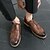 billiga Formell-brogue oxford skor för män med vintage texturerat konstläder | formell och avslappnad stil