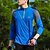 voordelige Bovenkanten-Voor heren T-shirt Wandel T-shirt Lange mouw Kwart ritssluiting T-shirt Spier T-shirt Stretch-T-shirt voor bodybuilding Buiten Sneldrogend Training Zacht Zweetafvoerend Lente Herfst Polyester Lapwerk