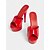 preiswerte Plattform Sandalen-Rote Damen Lack Plateau High Heels mit Open-Toe Design – Sexy Stiletto Pantoletten für Partys und Clubwear