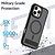 economico Cover per iPhone-telefono Custodia Per iPhone 16 15 14 Pro Max Plus Copertura Posteriore con Supporto Magnetico Resistente agli urti Retrò PC Silicone