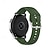 preiswerte Samsung-Uhrenarmbänder-Uhrenarmband für Samsung Galaxy Watch 3 45mm, Galaxy Wacth 46mm, Gear S3 Classic / Frontier, Gear 2 Neo Live Silikon Ersatz Gurt Verstellbar Sportarmband Armband