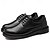 economico Casuale-scarpe oxford stringate in similpelle nera da uomo con cuciture rosse – calzature eleganti, formali e casual per lavoro, affari e uso quotidiano