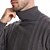 halpa Miesten Elite Neuleet ja Cardiganit-Miesten Neulos Neulepusero Knitwear Joustin Neuloa Tavalliset topit Väripalikka Poolokaulus Neuleet Neutraali ulko- Vaatetus 봄 &amp; Syksy Musta Keltainen S M L