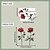 abordables Pegatinas de pared decorativas-Pegatinas de pared para embellecer el fondo de la sala de estar del dormitorio con rosas rojas románticas del día de San Valentín