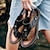 abordables sandales d&#039;extérieur-sandales à orteils en similicuir pour hommes – tongs de style vintage avec rivets décoratifs pour une tenue de plage décontractée en été