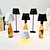 abordables Lampes de table-lampe de table à LED rechargeable - lampe de bureau tactile sans fil alimentée par USB pour 3 couleurs lampe tactile mobile lumière LED 1pc