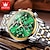 levne Mechanické hodinky-OLEVS Muži mechanické hodinky Módní Hodinky na běžné nošení Obchodní Wristwatch Automatické natahování Zobrazení fáze měsíce Svítící Kalendář Ocel Hodinky