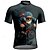 abordables Maillots pour hommes-Homme Maillot de cyclisme Graphique Manche Courte Cyclisme T-shirt Maillot avec 3 poches arrière VTT Vélo tout terrain Séchage Rapide Design Anatomique Évacuation de l&#039;Humidité Respirant Des sports