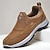 billige Herresneakers-slip-on vandresko til mænd – slidstærke udendørs sneakers med skridsikker sål, letvægtsdesign og åndbart stof til trailløb og camping