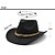 ieftine Pălărie Fedora-Bărbați Pălărie Kentucky Derby Palarie de soare Pălărie de cowboy Căciulă Fedora Trilby Negru Alb De Lână Stil Vintage Modă secolul al 18-lea Statul Texas Zilnic Tematica Culoare solidă / simplă