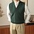 abordables Pull col rond-Homme Pull Gilet Robe pull Pull A côtes Tricoter Hauts réguliers Tricoté Coupe Cintrée Plein Col Châle Moderne contemporain Travail Usage quotidien Vêtement Tenue Hiver Printemps &amp; Automne Noir Rouge