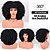 economico Parrucche trendy sintetiche-parrucca afro riccia con frangia parrucche afro sintetiche per donne resistenti al calore parrucche corte e crespe per feste quotidiane