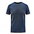 cheap Tees &amp; Shirts-Men&#039;s T shirt Short Sleeve Crew Neck Tee Tshirt Muscle T-Shirt Short Sleeve Shirt Outdoor Quick Dry Workout Soft Sweat wicking Polyester Burgundy Royal Blue Dark Blue Gym Climbing Camping / Hiking