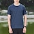 cheap Tees &amp; Shirts-Men&#039;s T shirt Short Sleeve Crew Neck Tee Tshirt Muscle T-Shirt Short Sleeve Shirt Outdoor Quick Dry Workout Soft Sweat wicking Polyester Burgundy Royal Blue Dark Blue Gym Climbing Camping / Hiking