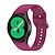 abordables Correas de reloj Samsung-Ver Banda para Samsung Galaxy 3 41mm Silicona Reemplazo Correa Ajustable Bucle en Solo Loop Pulsera
