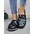 preiswerte Damen-Sneaker-Schwarze Damen-Slipper mit Pailletten und Strassbesatz - glitzernde Freizeitschuhe für Partys und den Alltag