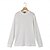 billige Vaffelstrikket t-shirt-Herre Vaffelskjorte T-shirt Tee Top Lang ærmet skjorte Langærmet Rund hals Forår &amp; Vinter Vanlig Mode Designer Basale Klassisk Stil Ferierejse Gade I-byen-tøj Sort Hvid Grå Top T-shirt til mænd