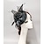 cheap Fascinators-Fascinators Net Veil Hat Wedding Horse Race With Feather Cap Headpiece Headwear