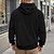 abordables sudaderas basicas hombre-Hombre Sudadera Sudadera con capucha de lana Albaricoque Negro Azul Piscina Marrón Gris Con Capucha Plano Jacquard Bolsillo Estriado Con Texturas Deporte Diario Festivos Poliéster Ropa de calle