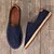 cheap Men&#039;s Slip-ons &amp; Loafers-Men&#039;s Casual Slip-On Espadrille Shoes with Soft Canvas Upper and Comfortable Jute Sole, Perfect for Summer, Beach, and Everyday Wear