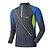 voordelige Bovenkanten-Voor heren T-shirt Wandel T-shirt Lange mouw Kwart ritssluiting T-shirt Spier T-shirt Stretch-T-shirt voor bodybuilding Buiten Sneldrogend Training Zacht Zweetafvoerend Lente Herfst Polyester Lapwerk