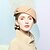billige Festhatter-hatter 100% ull beret lue bowler / cloche hatt bryllup teselskap elegant med bue hodeplagg i ren farge hodeplagg