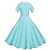 billige Kjoler-1950'erne Retro / vintage Kjoler Swing kjole Flare kjole Figursyet Gynge Udklædning Dame Valentinsdag Fest Stævnemøde tefest Voksne Kjole Forår sommer