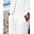 preiswerte Herren Basic Hemden Sets-Herren Guayabera Hemd Zweiteilig Hemd Set Passende Sets Freizeithemd Einfach Urlaub Ausgehen Schwarz Weiß Leicht Blau Langarm Stehkragen Frühling &amp; Sommer Bekleidung Fronttasche