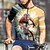 abordables Maillots pour hommes-Homme Maillot de cyclisme Graphique Manche Courte Cyclisme T-shirt Maillot avec 3 poches arrière VTT Vélo tout terrain Séchage Rapide Design Anatomique Évacuation de l'Humidité Respirant Des sports
