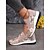 billige Sneakers til kvinner-slip-on joggesko med blomsterpaljett for kvinner - komfortable glitter fritidssko med kilesåle, perfekt for fotturer eller festklær