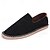 cheap Men&#039;s Slip-ons &amp; Loafers-Men&#039;s Casual Slip-On Espadrille Shoes with Soft Canvas Upper and Comfortable Jute Sole, Perfect for Summer, Beach, and Everyday Wear