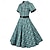 billige Kjoler-1950'erne Retro / vintage rockabilly Kjoler Swing kjole Flare kjole Ternet / Gingham Figursyet Gynge Udklædning Dame Valentinsdag Fest Stævnemøde tefest Voksne Kjole Forår sommer