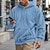 abordables sudaderas basicas hombre-Hombre Sudadera Sudadera con capucha de lana Albaricoque Negro Azul Piscina Marrón Gris Con Capucha Plano Jacquard Bolsillo Estriado Con Texturas Deporte Diario Festivos Poliéster Ropa de calle
