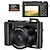 baratos Câmaras, Fotografia &amp; Vídeo-Câmera digital 4k uhd, câmeras duplas de 64mp, foco automático, selfie vlogging com flash brilhante, zoom 16x, câmera digital compacta para viagem, apontar e disparar