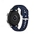 preiswerte Samsung-Uhrenarmbänder-Uhrenarmband für Samsung Galaxy Watch 3 45mm, Galaxy Wacth 46mm, Gear S3 Classic / Frontier, Gear 2 Neo Live Silikon Ersatz Gurt Verstellbar Sportarmband Armband