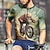 abordables Maillots pour hommes-Homme Maillot de cyclisme Graphique Manche Courte Cyclisme T-shirt Maillot avec 3 poches arrière VTT Vélo tout terrain Séchage Rapide Design Anatomique Évacuation de l'Humidité Respirant Des sports