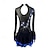 cheap Figure Skating-Figure Skating Dress Women&#039;s Girls&#039; Ice Skating Dress Blue Black Patchwork High Elasticity Training Competition Skating Wear Classic Crystal / Rhinestone Long Sleeve Ice Skating Figure Skating