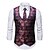 levne oblečení-Retro Řvoucí 20s 20. léta 20. století Kamizelka Vesta Velký Gatsby Gentleman Kašmírový vzor Retro Pánské Vánoce předvečer Všech svatých Karneval Výkon loučení se svobodou nevěsty Festival Dospělé