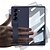 abordables Carcasas Samsung-teléfono Funda Para Samsung galaxia Plegado en Z 7 Plegado en Z 6 Z Fold 5 Funda Trasera Magnética Soporte de carga inalámbrica con correa de muñeca Retro TPU Silicona