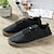 economico Sneakers da uomo-scarpe espadrillas da uomo in tela beige con lacci e suola in corda di juta – comode calzature estive casual