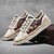 billige Herresneakers-mænds afslappede lærredssneakers med tribal print og jute reb sål – behageligt hverdagsfodtøj