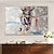 abordables Pinturas de animales-Pinturas al óleo de animales de toro abstractas hechas a mano de Mintura sobre lienzo, arte de pared moderno, imagen de decoración de habitación para decoración del hogar, pintura enrollada sin marco